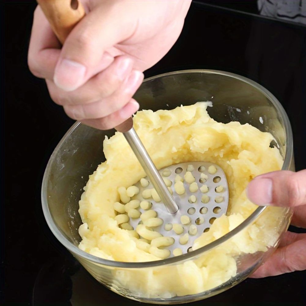 Food Grade 304 Stainless Steel Potato Masher