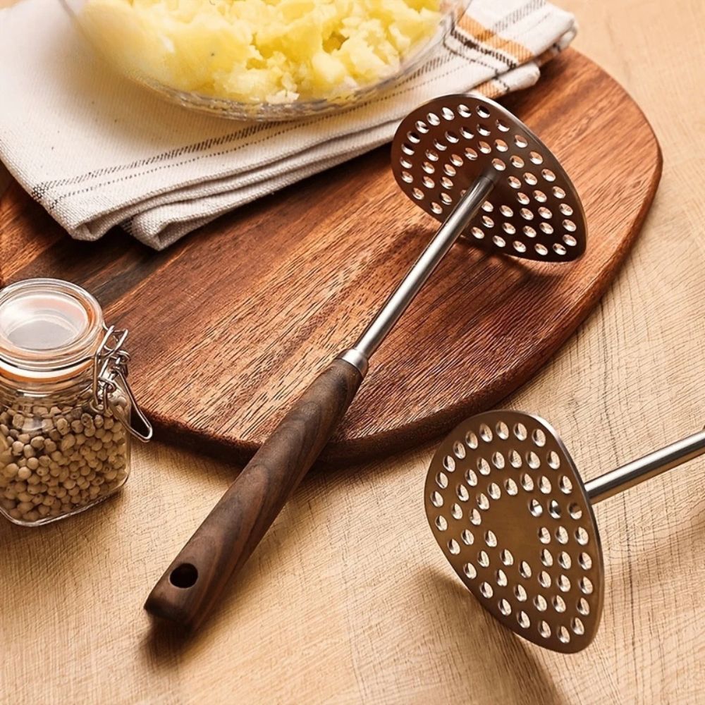 Food Grade 304 Stainless Steel Potato Masher