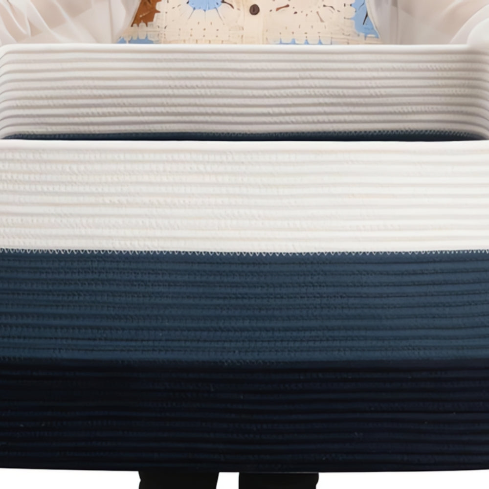 Cotton Rope Woven Storage Basket