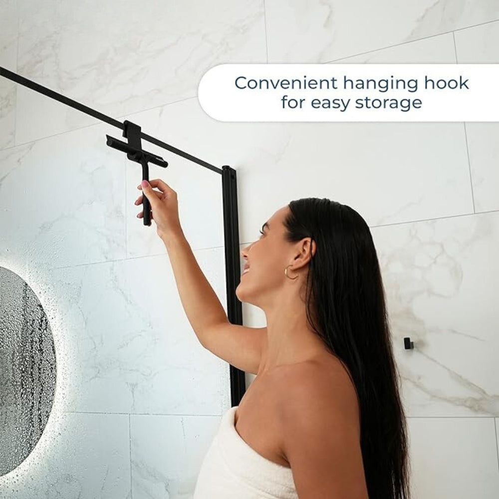 Modern Silicone Shower Squeegee With Hook