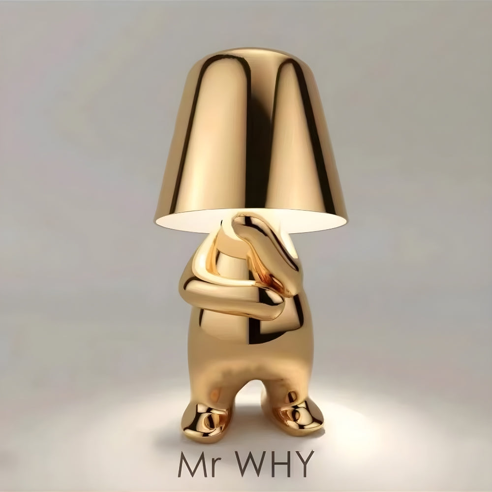 Mirelle Thinker Sculpture Cordless Table Lamp