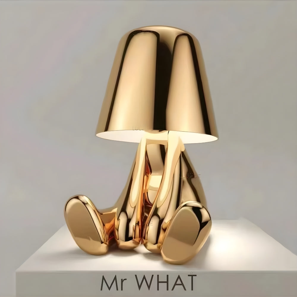 Mirelle Thinker Sculpture Cordless Table Lamp