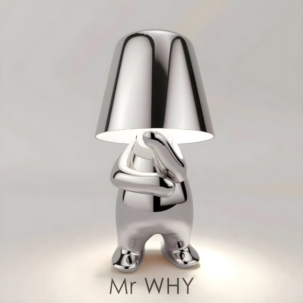 Mirelle Thinker Sculpture Cordless Table Lamp