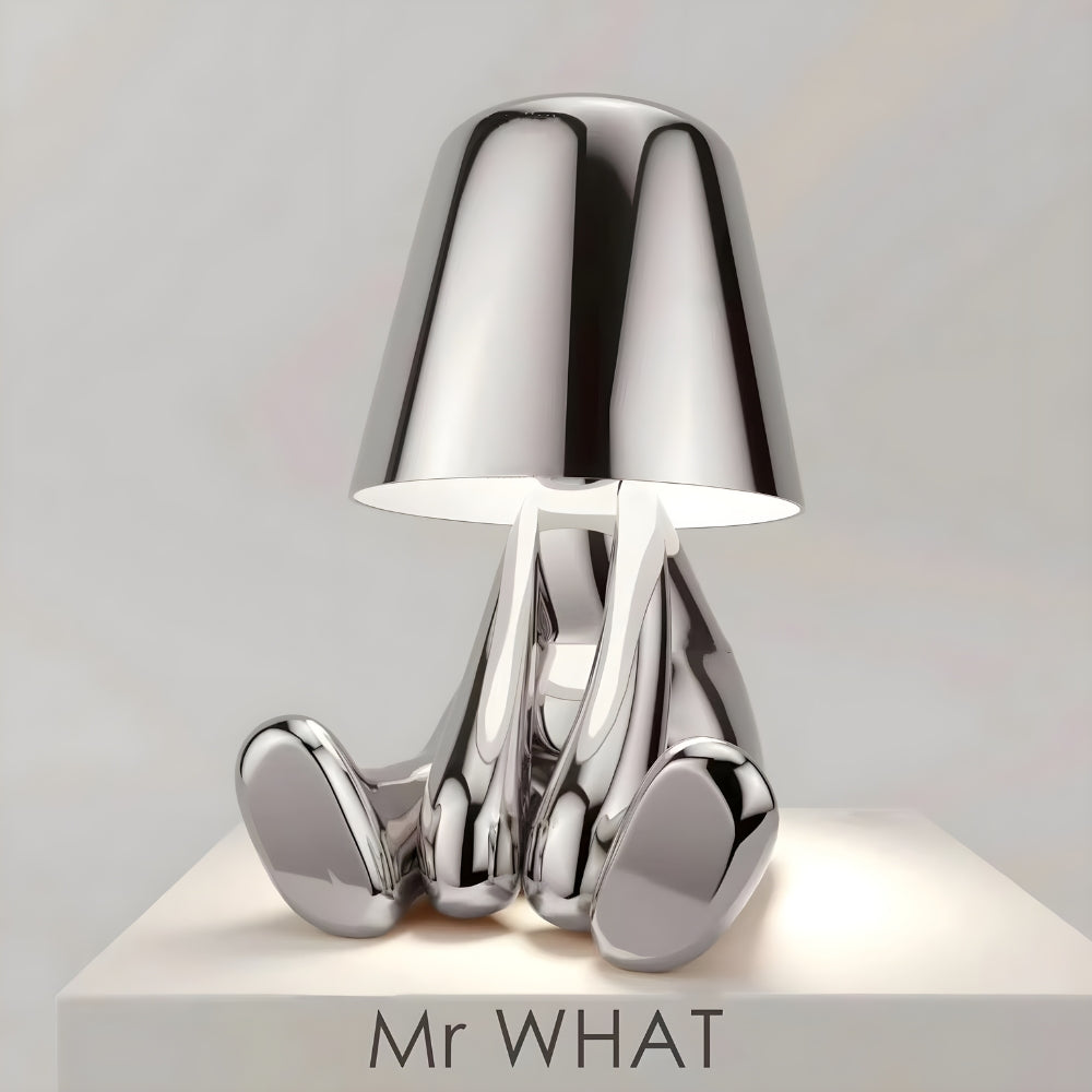 Mirelle Thinker Sculpture Cordless Table Lamp