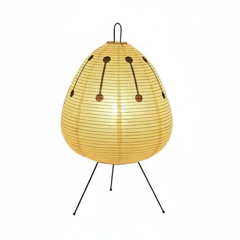 Kiyomi Japandi Wabi Sabi Rice Paper Table Lamp