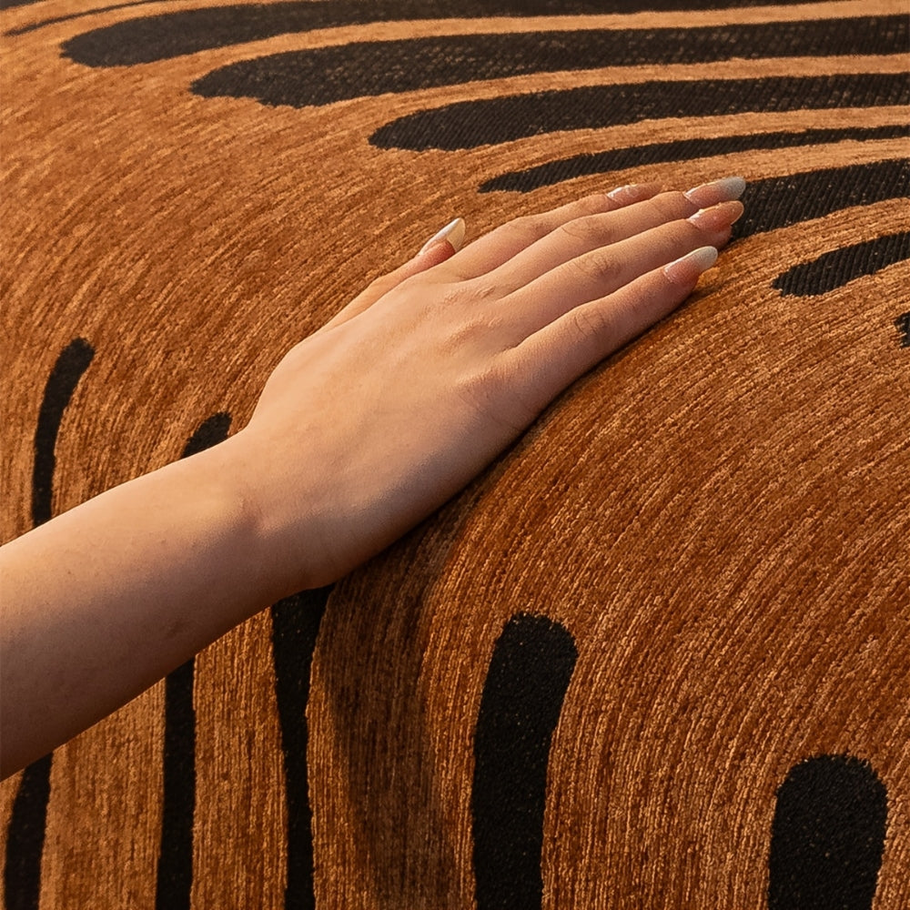Geometric Tribal Chenille Sofa Cover Throw