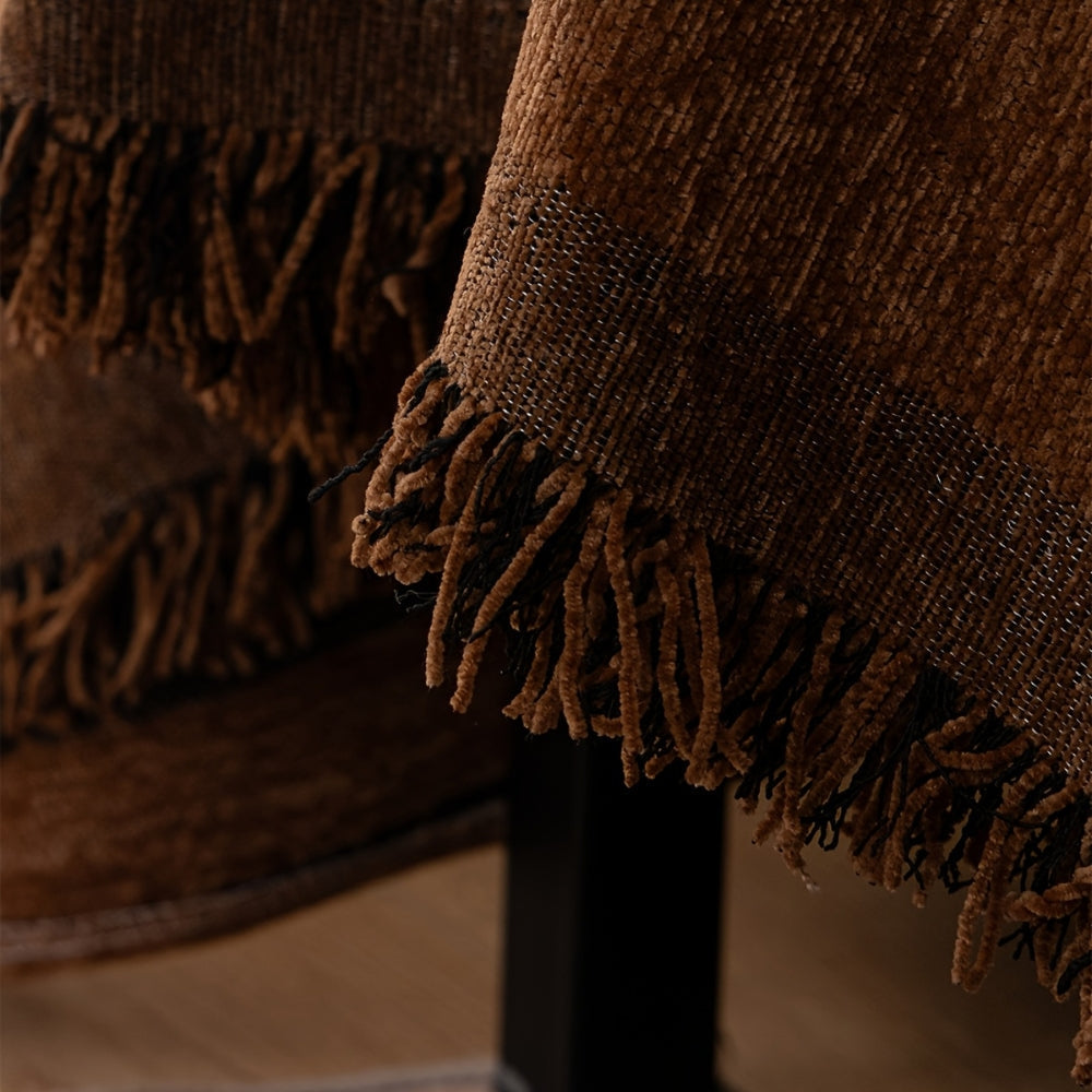 Geometric Tribal Chenille Sofa Cover Throw