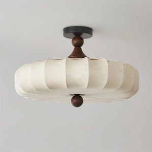Bellora Vintage Scalloped Floral Ceiling Lamp