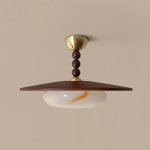 Alvara Alabaster Mid Century Sculptural Ceiling Light