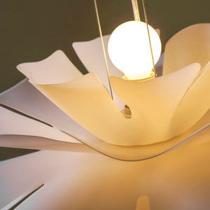 Ninfea Sculptural Layered Lotus Petal Pendant Light
