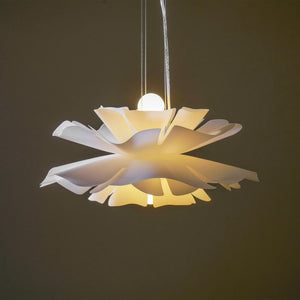 Ninfea Sculptural Layered Lotus Petal Pendant Light