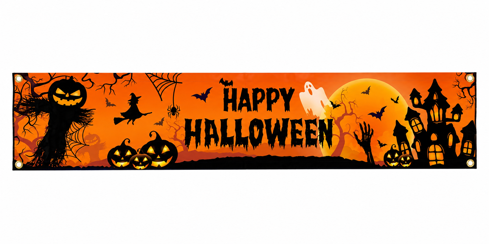 Happy Halloween Banner for Outdoor Yard Decor