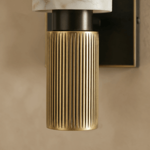 Veyra Sculptural Diffused Alabaster Wall Lamp