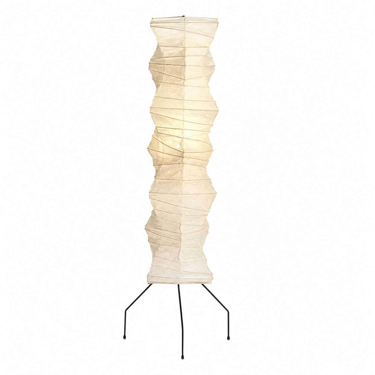 Mizu Japandi Diffused Mulberry Paper Floor Lamp