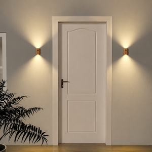 Fjell Rechargeable Warm Matte Wooden Sensor Light
