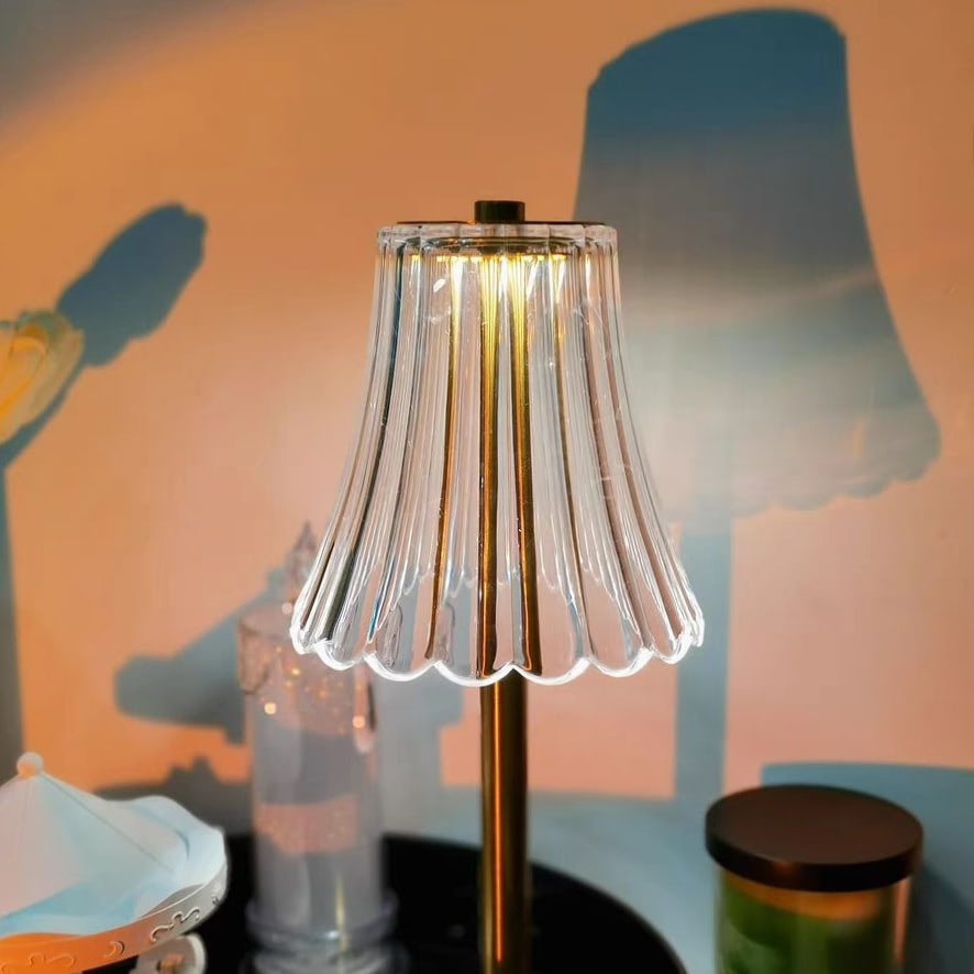 Tamsin Coquette Brass Mini Table Lamp