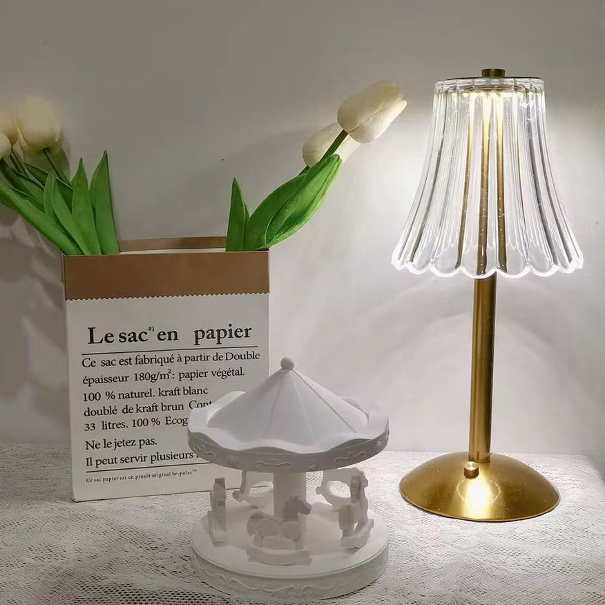 Tamsin Coquette Brass Mini Table Lamp