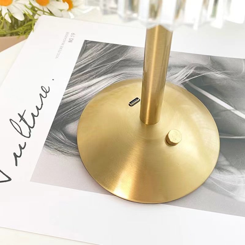 Tamsin Coquette Brass Mini Table Lamp