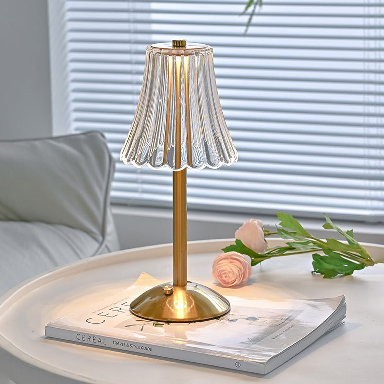 Tamsin Coquette Brass Mini Table Lamp
