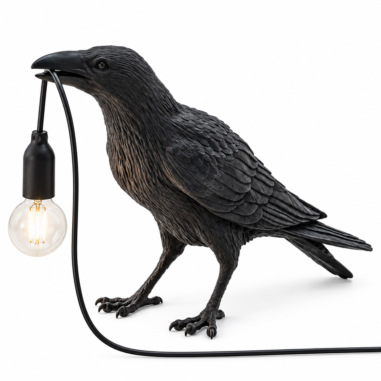 The Raven Sculptural Bird Table Lamp