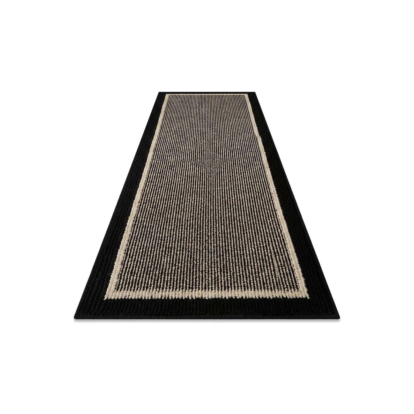 Strata Elegance Anti-Slip Kitchen Mat - Midnight - white background