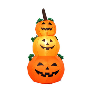 Inflatable Pumpkin Stack for Halloween Lawn Decor