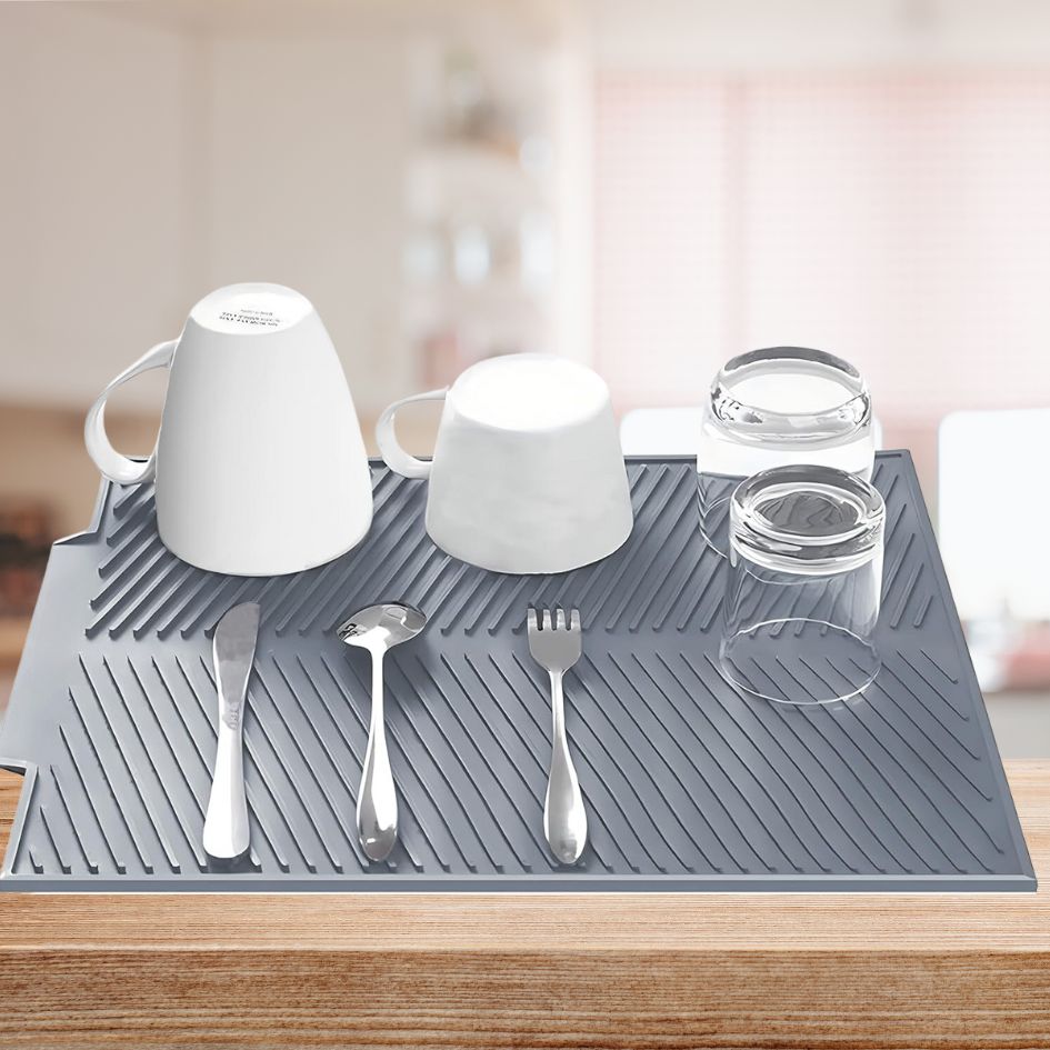 Silicone Dish Drying and Draining Mat