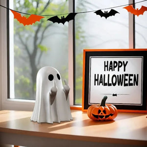 Ghost Statue for Halloween Table Decor
