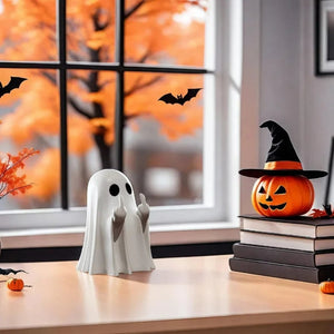 Ghost Statue for Halloween Table Decor