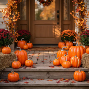 Decorative Foam Pumpkins for Fall and Halloween Decor
