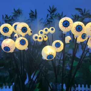 Solar LED Glowing Eye Orbs for Halloween Gardens
