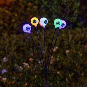 Solar LED Glowing Eye Orbs for Halloween Gardens