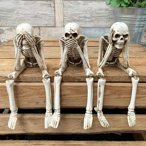 Skeleton Figurine for Halloween Table Decor