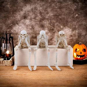 Skeleton Figurine for Halloween Table Decor