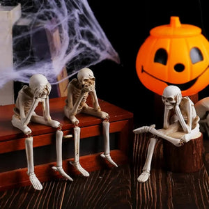 Skeleton Figurine for Halloween Table Decor