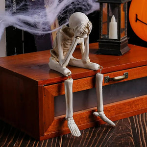 Skeleton Figurine for Halloween Table Decor