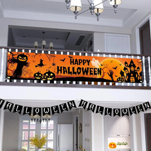 Happy Halloween Banner for Outdoor Yard Decor