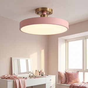 Miella Flush Mount Ceiling Light Pink