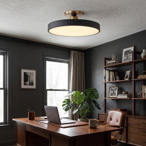 Miella Flush Mount Ceiling Light Black