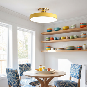 Miella Flush Mount Ceiling Light Yellow