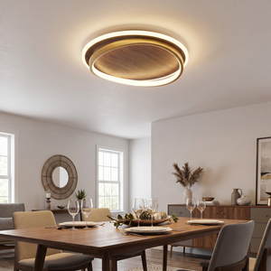 Norra Flush Mount Ceiling Light in dining room