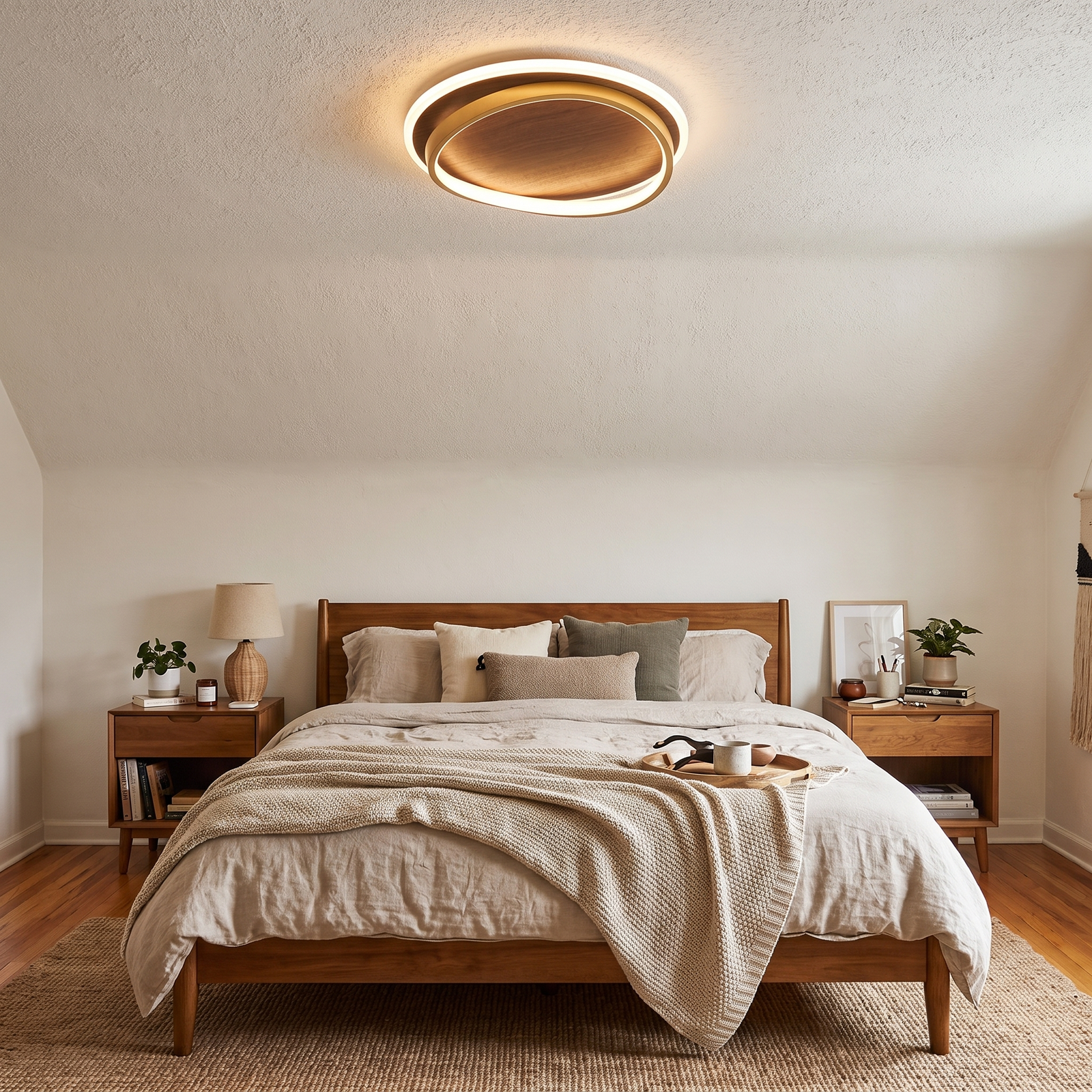 Norra Flush Mount Ceiling Light - white background