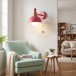 Amelie Wall Sconce Berry Pink