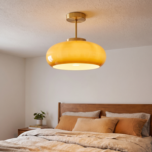 Aurelle Semi-Flush Ceiling Light bedroom