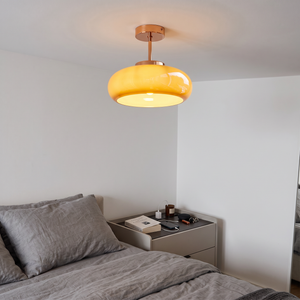 Aurelle Semi-Flush Ceiling Light Electroplating Copper