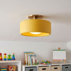 Verano Flush Mount Ceiling Light - Yellow