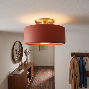 Verano Flush Mount Ceiling Light - Red