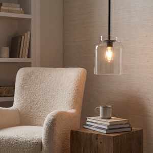Halden Morandi Pendant Light in reading nook