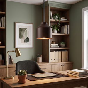Halden Morandi Pendant Light - Powder Coated Dark Bronze