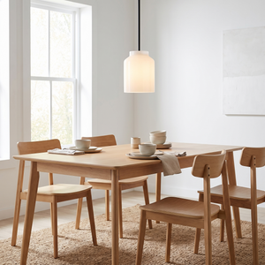 Halden Morandi Pendant Light - Milk Glass